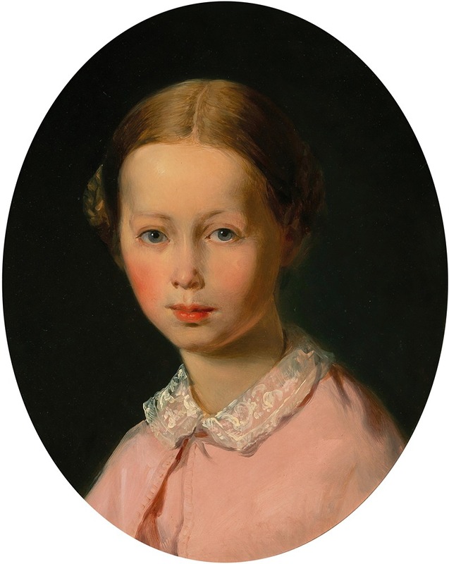 Johann Matthias Ranftl - Portrait of Henriette Theresia Ferdinande Franz von Astrenberg, née Fux (1844-1910)