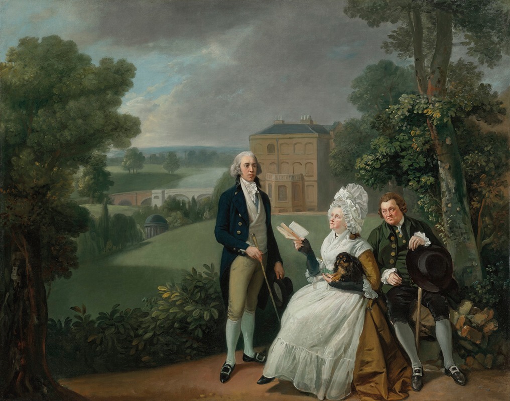 Johan Joseph Zoffany - The Sayer Family of Richmond