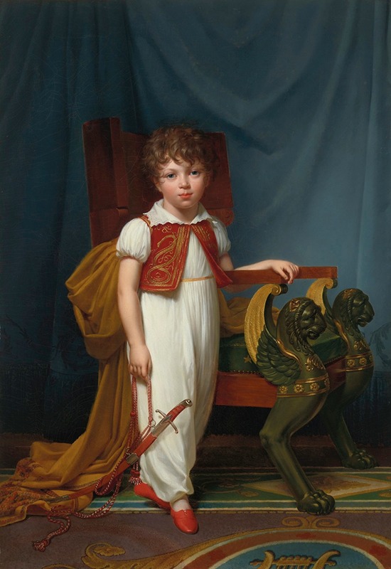 Louis Andre Gabriel Bouchet - Portrait of Eugene Isabey (1803-1886)