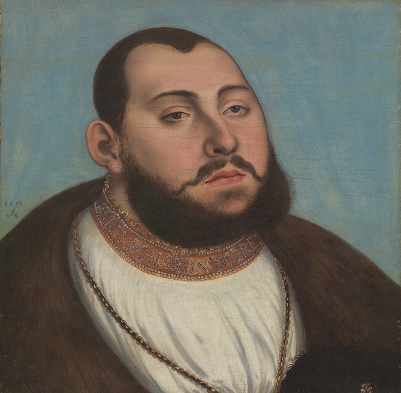 Lucas Cranach the Elder - Portrait of John Frederic the Magnanimous, Elector and Duke of Saxony