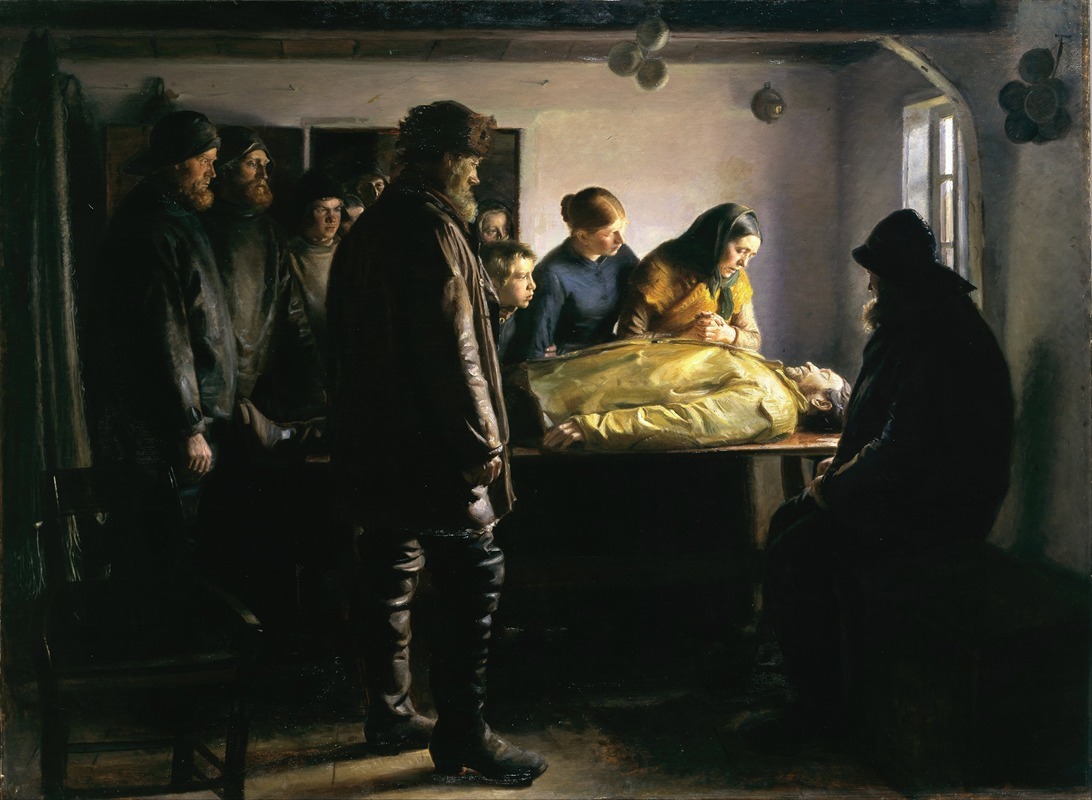 Michael Ancher - Den druknede