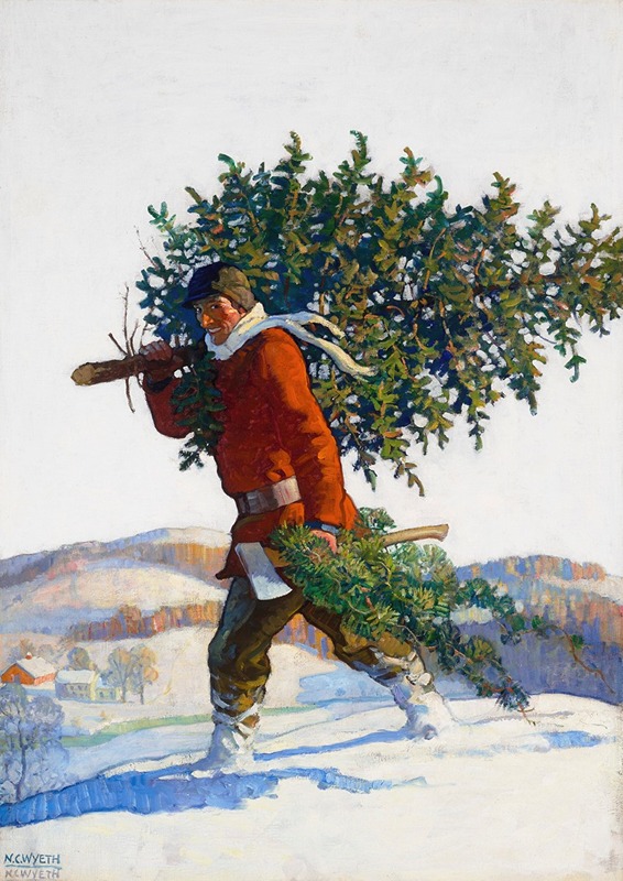 N. C. Wyeth - Christmas Tree – Chadds Ford