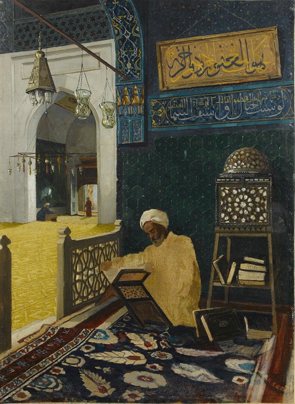 Osman Hamdi Bey - Reciting the Quran