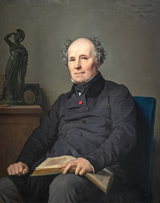 Jean-Paul Flandrin - Portrait of Edouard Gatteaux