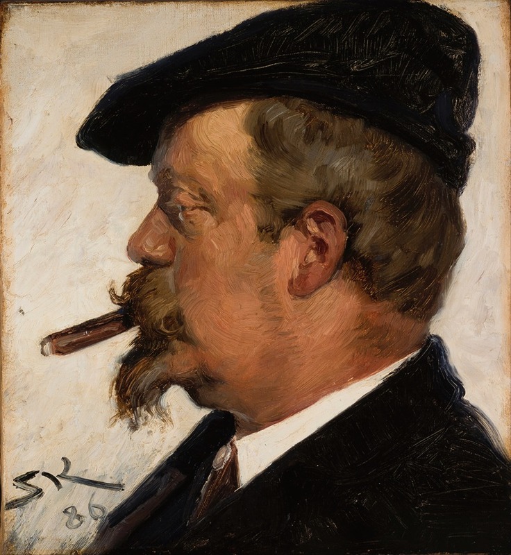 Peder Severin Krøyer - Portrait of Vilhelm Rosenstand