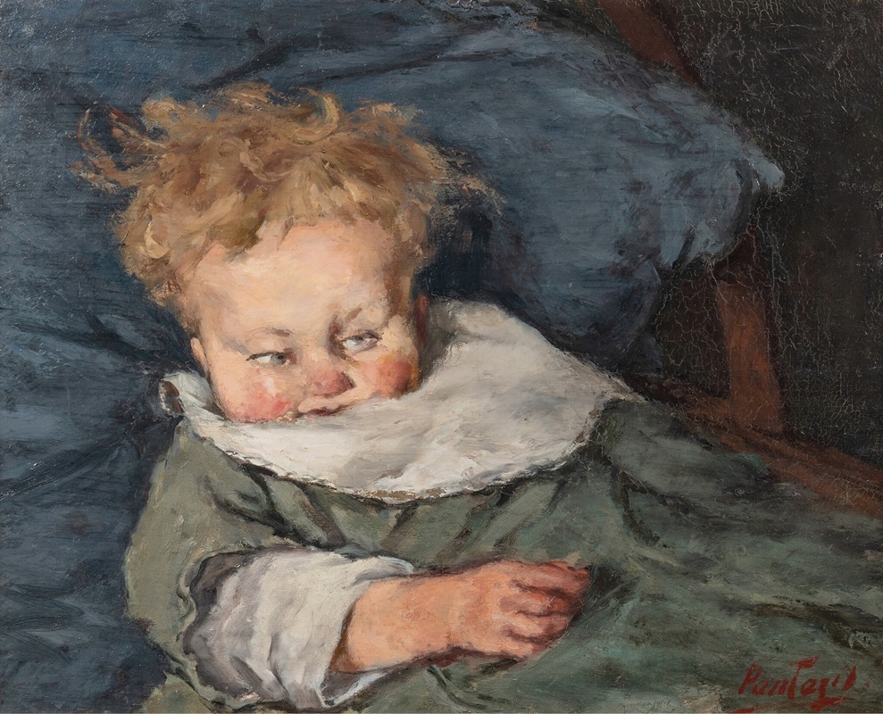 Pericles Pantazis - Child in cradle (the artist’ son)