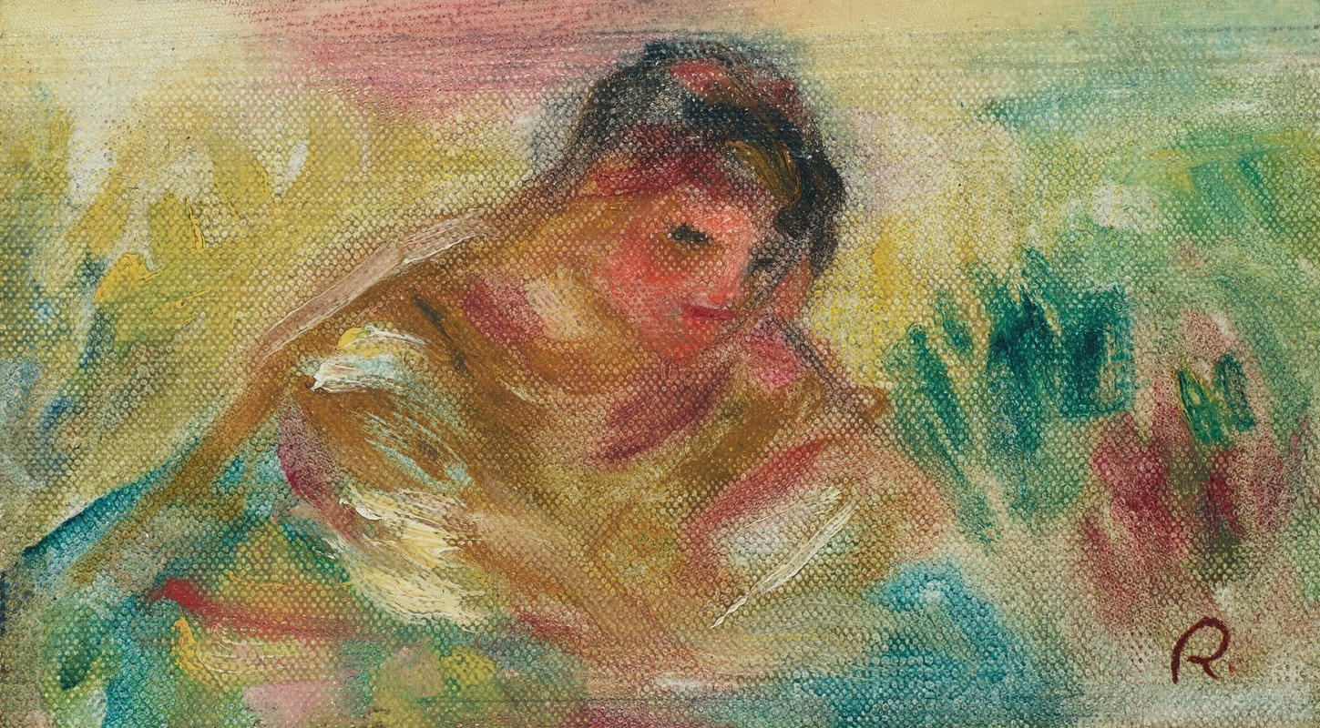 Pierre-Auguste Renoir - Buste de femme (fragment)