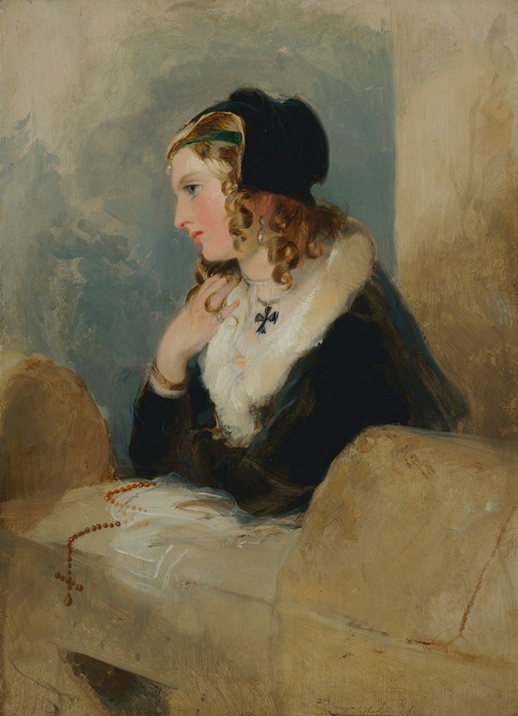 Sir Edwin Henry Landseer - Portrait of Catherine Seyton