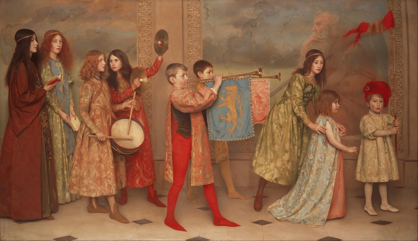 Thomas Cooper Gotch - A Pageant of Childhood