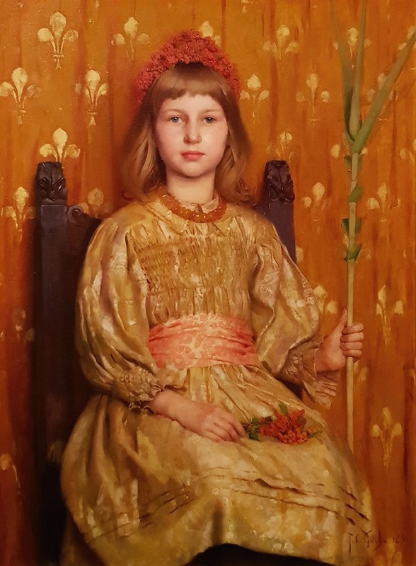 Thomas Cooper Gotch - My Crown and Sceptre