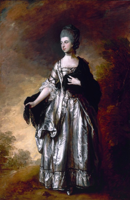 Thomas Gainsborough - Isabella,Viscountess Molyneux, later Countess of Sefton