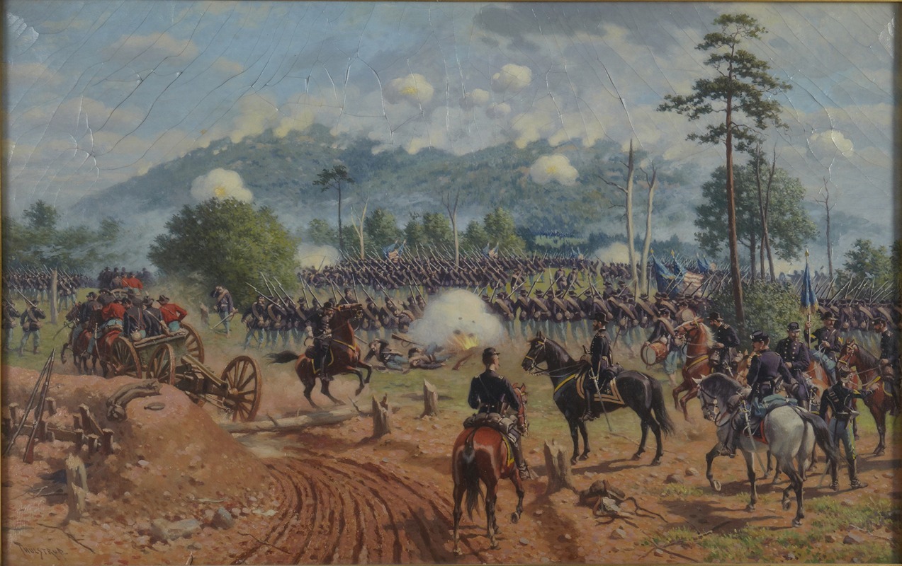 Thure de Thulstrup - The Battle of Kennesaw Mountain, Georgia, June 27, 1864
