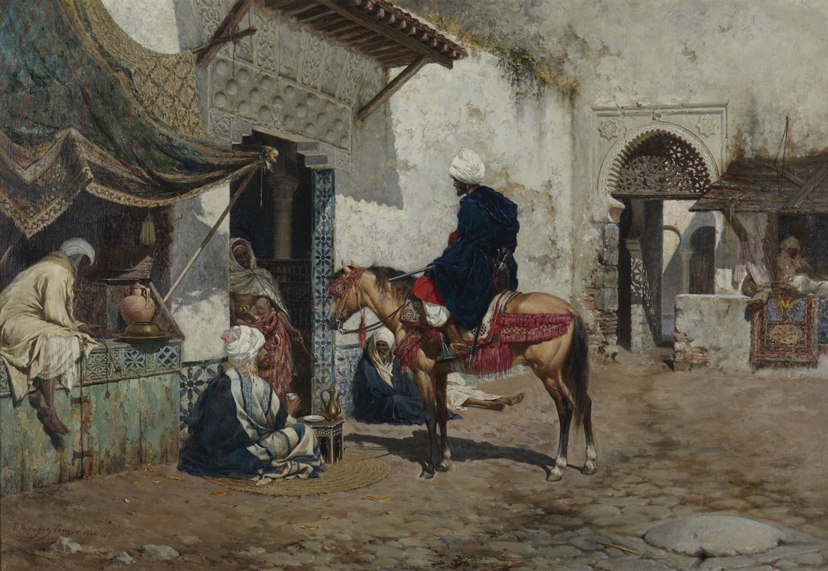 Tomas Moragas y Torras - Tangiers Street Scene