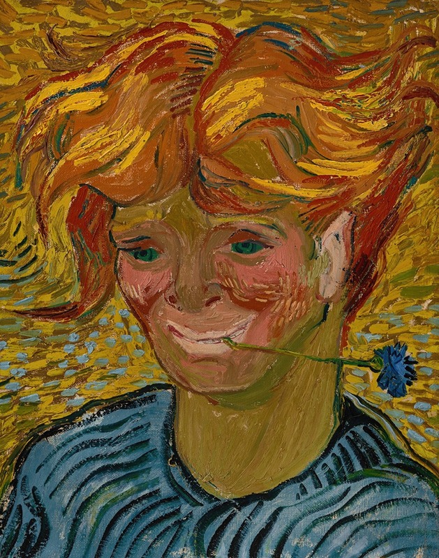 Vincent van Gogh - Jeune homme au bleuet