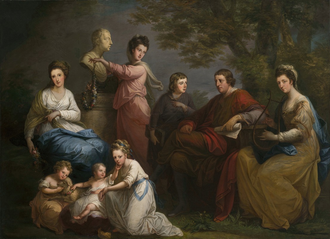 Angelica Kauffmann - The Family of the Earl of Gower
