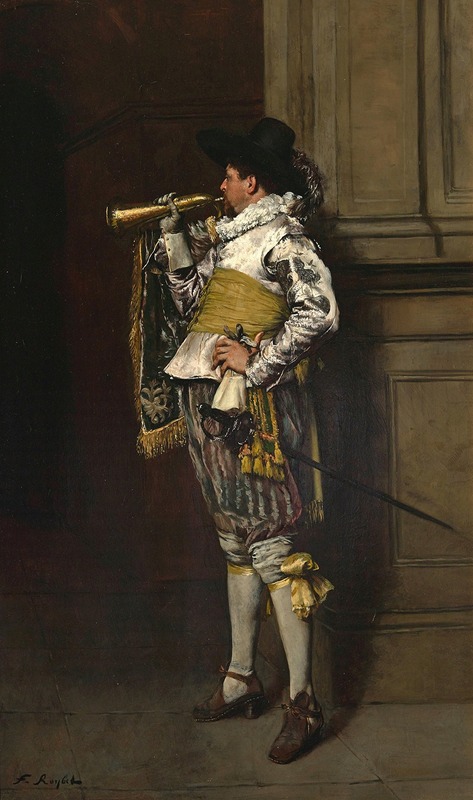 Ferdinand Roybet - A cavalier