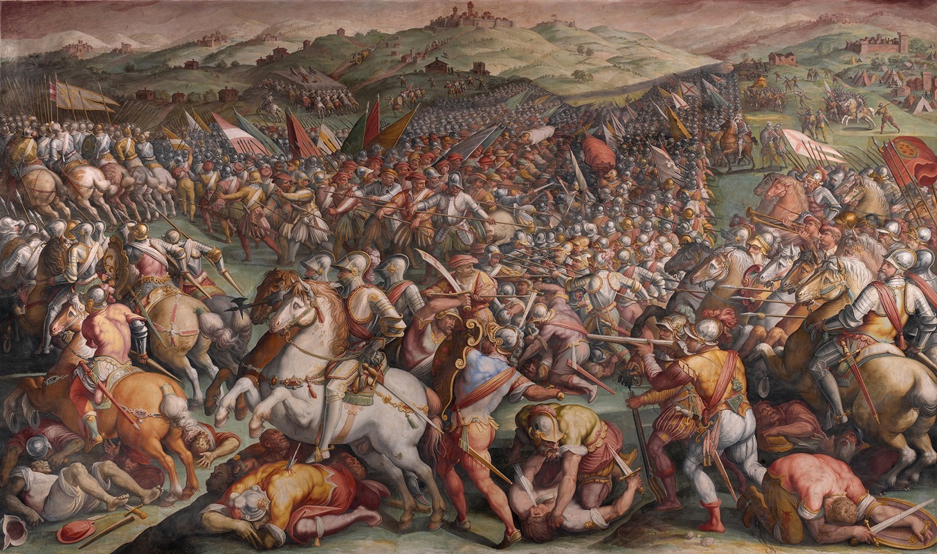 Giorgio Vasari - The battle of Marciano in Val di Chiana
