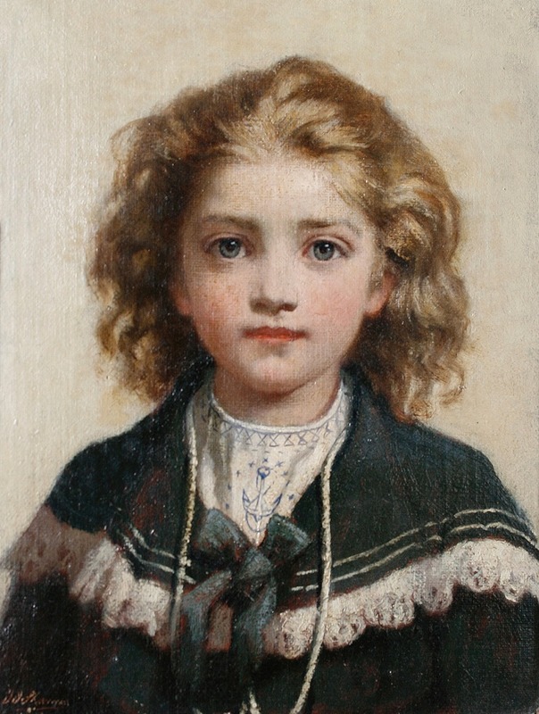 James Jebusa Shannon - Portrait of a young boy in a sailor suit