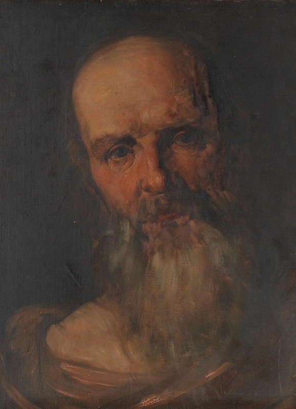 James Jebusa Shannon - Portrait of an elderly man