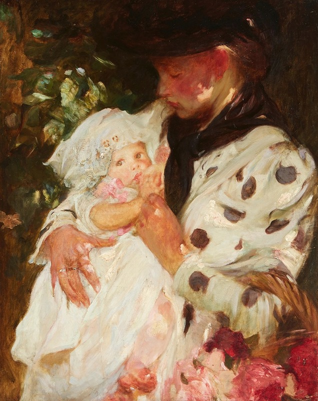 James Jebusa Shannon - The Flower Girl
