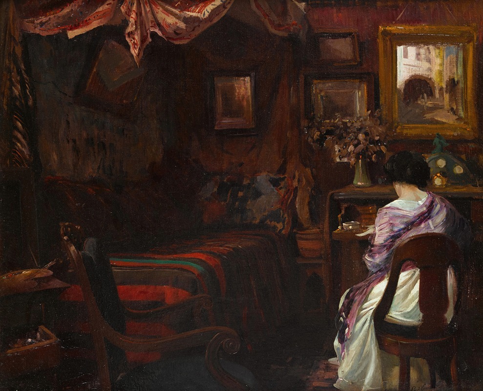 Paul Emile Lecomte - An intimate interior