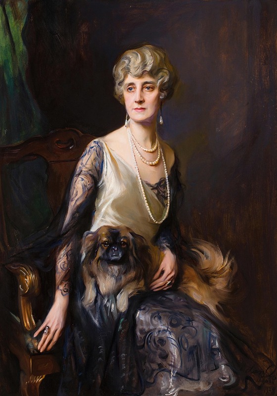 Philip Alexius de László - A portrait of Mrs. Frederick L. Pratt, neé Miss Jeannie Williams