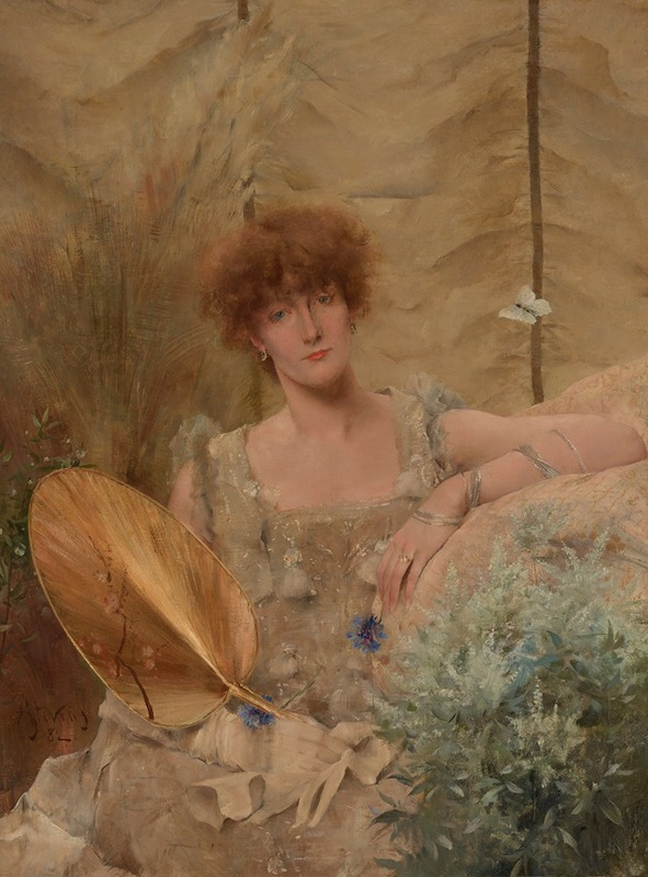Alfred Stevens - Fedora (Portrait of Sarah Bernhardt)