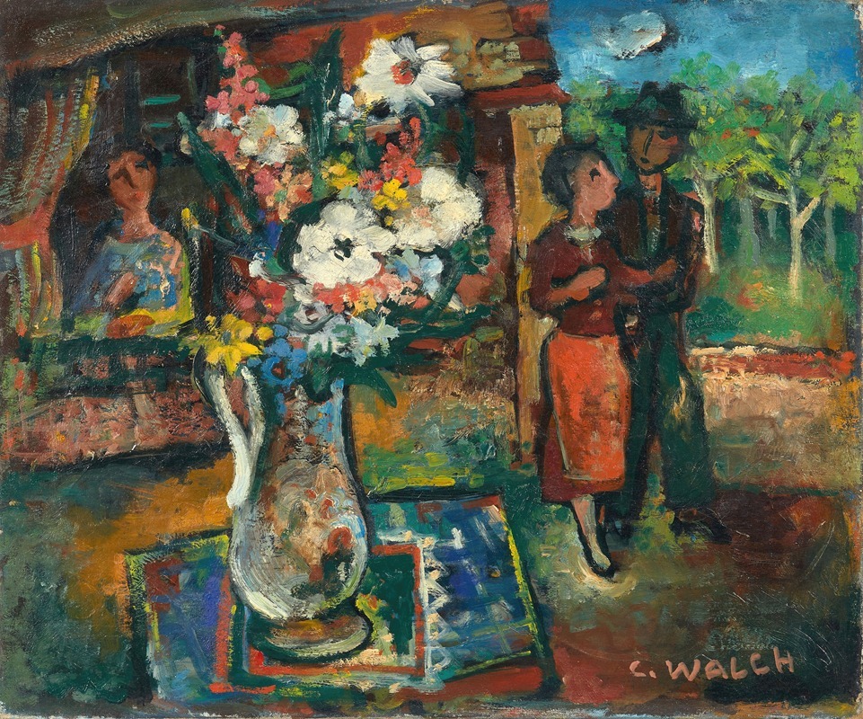 Charles Walch - Les amoureux au bouquet