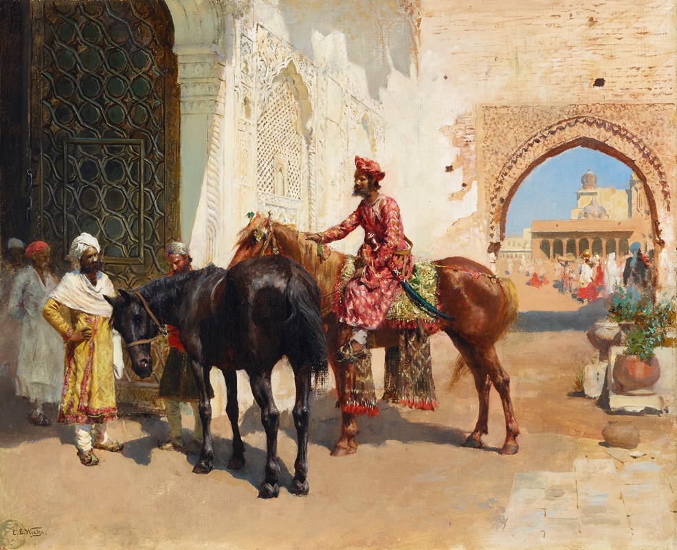 Edwin Lord Weeks - Persian Horse Seller, Bombay