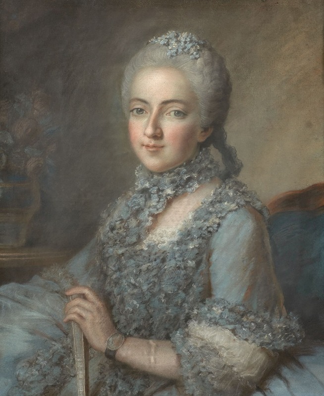 Franz Bernhard Frey - Portrait de Louise-Marie de France (1737-1787), fille de Louis XV, dite Madame Louise