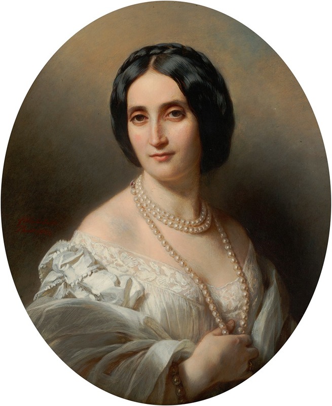 Franz Xaver Winterhalter - Eugenie, Viscountess Esher, née Mayer (1814-1904)