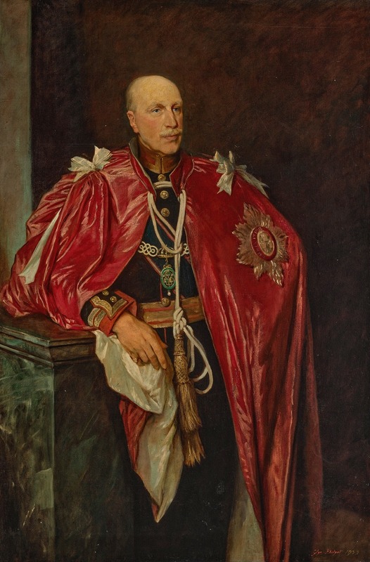 Glyn Warren Philpot - Reginald Baliol Brett, 2nd Viscount Esher, in the robes of the Order of the Bath