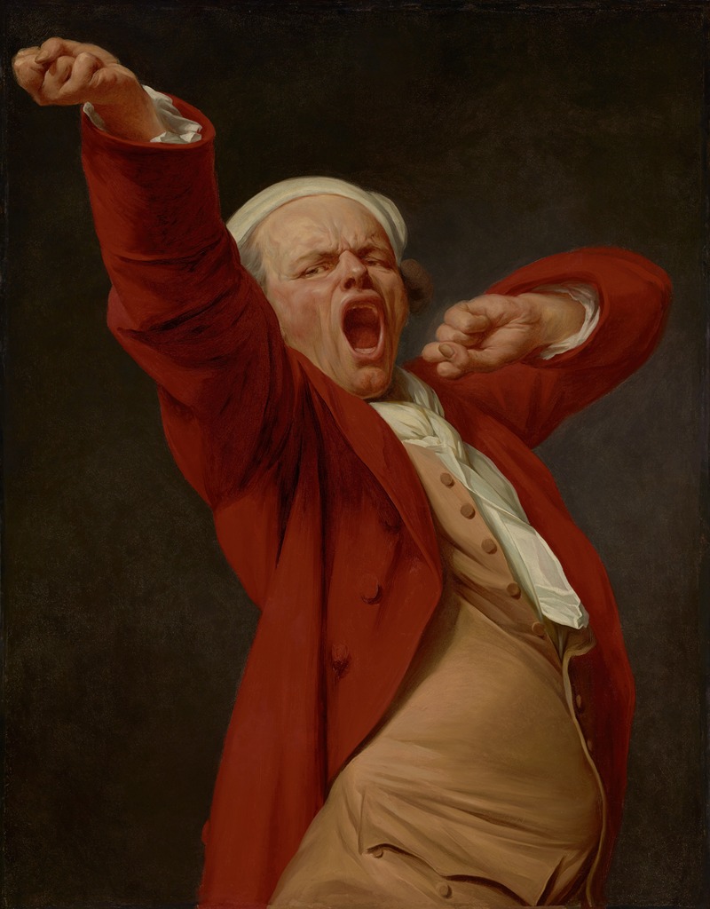 Joseph Ducreux - Self-Portrait, Yawning