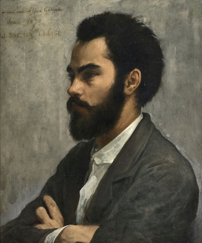 Jules Bastien-Lepage - Portrait du peintre émailleur Alfred Garnier (1848 – 1908)