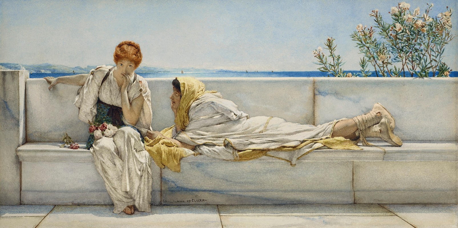 Lawrence Alma-Tadema - A Solicitation
