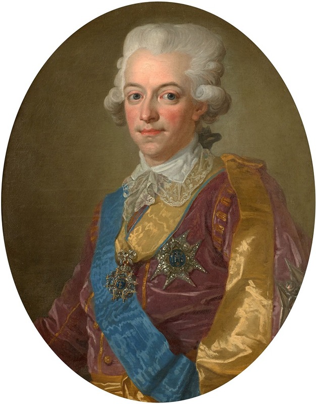 Lorens Pasch the Younger - Portrait de Gustave III, roi de Suède