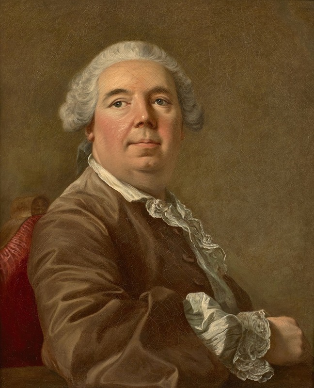 Louis-Michel Van Loo - Portrait de François Louis Colins (1699 -1760), chargé de l’entretien des tableaux du roi