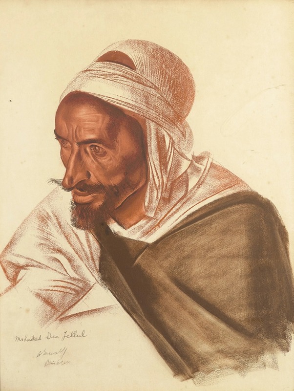 Alexandre Jacovleff - Portrait de Mohamed ben Jellul