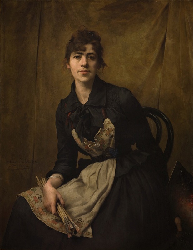 Anna Bilińska-Bohdanowicz - Self-Portrait with a Palette