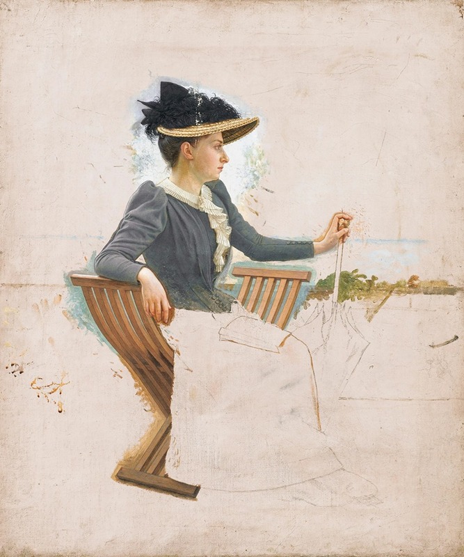 Camille Félix Bellanger - Portrait de Madame Bellanger
