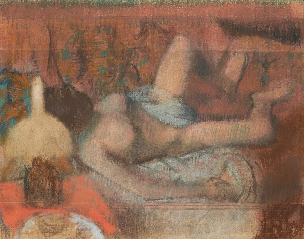 Edgar Degas - Femme nue couchée