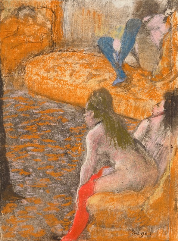Edgar Degas - Attente d’un client
