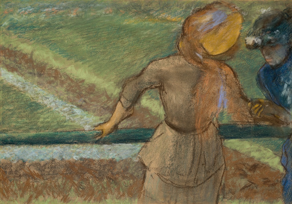 Edgar Degas - Deux femmes causant