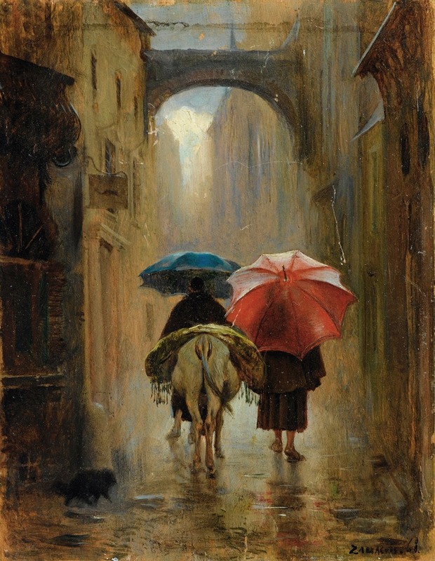 Eduardo Zamacois y Zabala - Pélerins de dos sous la pluie