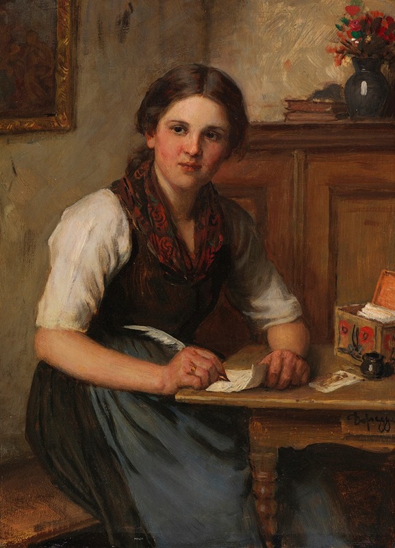 Franz von Defregger - Dirndl