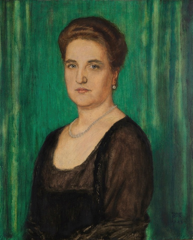 Franz von Stuck - Damenbildnis (Martha Butzer)