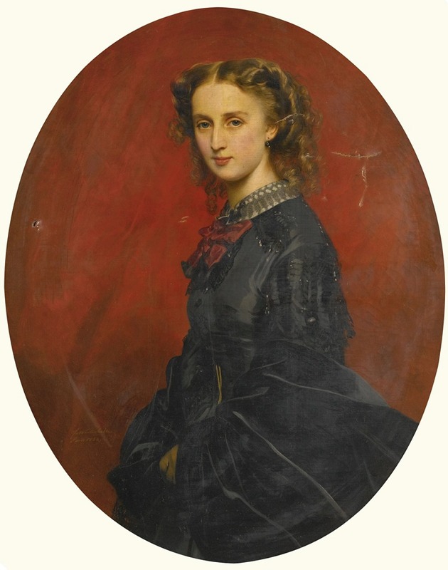 Franz Xaver Winterhalter - Wanda Fürstin von und zu Putbus (1837-1867), née Freiin von Veltheim-Bartensleben