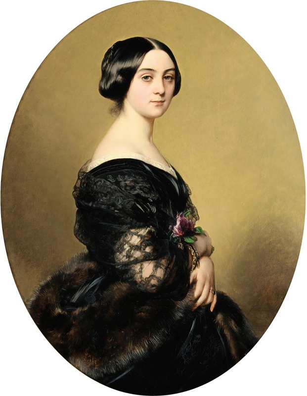Franz Xaver Winterhalter - Portrait de la Baronne Henri Hottinguer, née Caroline Delessert