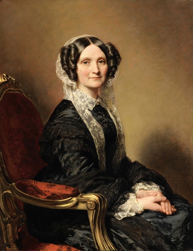 Franz Xaver Winterhalter - Portrait de Madame François-Marie Delessert