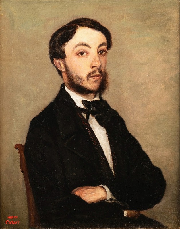 Jean-Baptiste-Camille Corot - Portrait of Henri Sennegon, nephew of Corot (1828-1886)